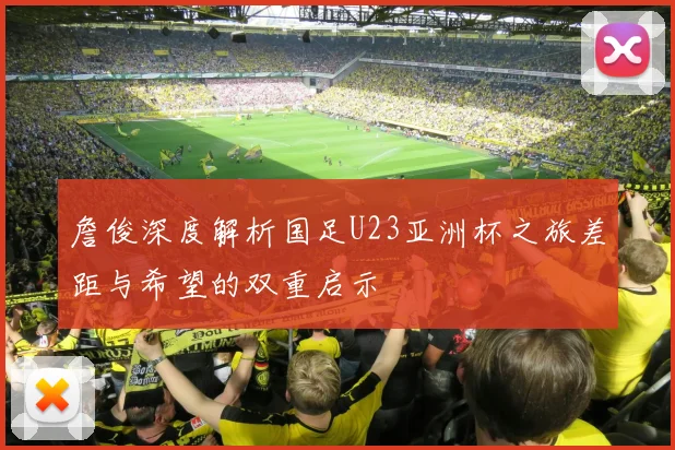 詹俊深度解析国足U23亚洲杯之旅差距与希望的双重启示